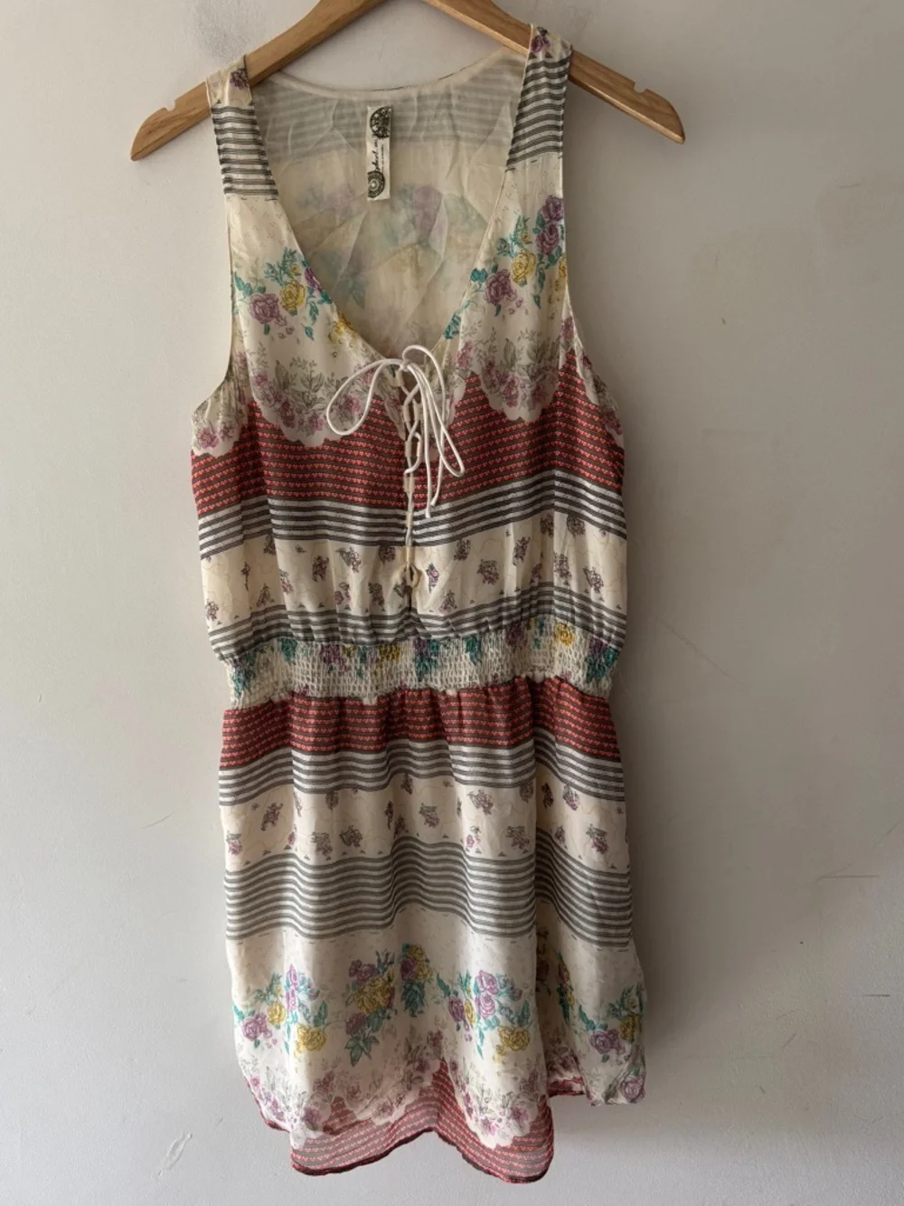 Free People Boho Falling For Georgette Dress‎ Floral Cottagecore